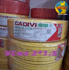 Dây Cáp Điện Đôi Mềm Cadivi VCmd2x1.5 2x30