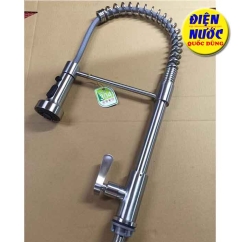 Vòi Rửa Chén Bát Lò Xo Nước Lạnh Cao Cấp