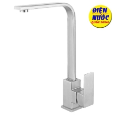 Vòi rửa chén vuông nóng lạnh inox 304