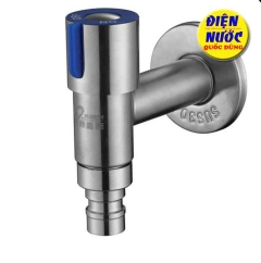 Vòi nước gắn tường inox 304 dùng cho máy giặt