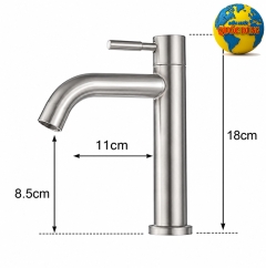 Vòi rửa mặt nước lạnh Inox 304 giá rẻ
