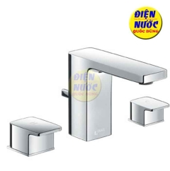Vòi chậu Inax LFV-5010S van nóng lạnh riêng 3 lỗ &  lavabo AL-S630V