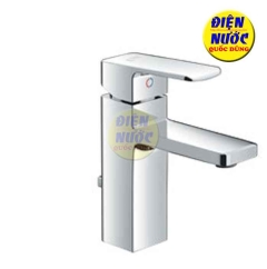 Vòi rửa mặt lavabo INAX LFV-5012S nóng lạnh & Chậu AL-2298V âm bàn