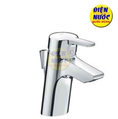 Vòi chậu rửa mặt nước nóng lạnh inax LFV-6012S & lavabo AL-2216V âm bàn đá