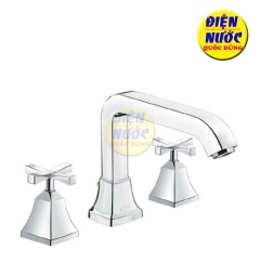 Vòi lavabo Inax LFV-8100B van nóng lạnh riêng 3 lỗ & Chậu rửa đặt bàn YL-A401S