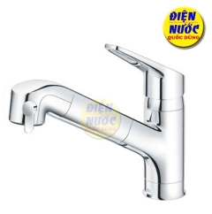 Vòi rửa chén rút dây Inax JF-AB466SYX(JW) nóng lạnh & REVIEW SẢN PHẨM