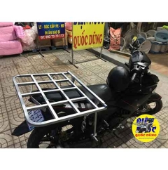 Giá kệ chở hàng xe máy đa năng XE SỐ - loại ngắn 56cm (LP01)