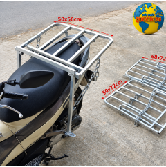 Baga giá chở hàng xe máy đa năng nhỏ gọn 50x56cm – Bền, gọn, tải 200kg