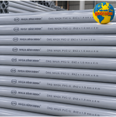 Ống Nhựa Bình Minh Phi 42 x 1.9mm Dài 4m Chính Hãng