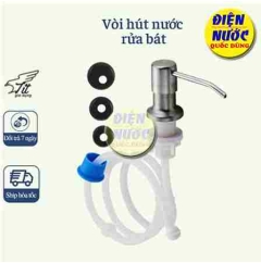 Vòi hút nước rửa chén, bộ vòi xịt nước rửa bát tự bơm hút dầu rửa bát và các mẫu bộ hút khác