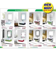 Bàn Lavabo Kết Hợp Kệ Đa Năng