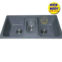 Chậu rửa chén đá nhân tạo 3 hộc cao cấp giá rẽ CD01
