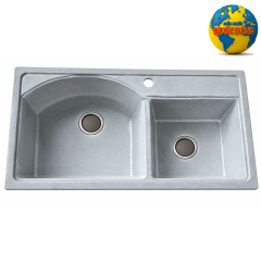 Chậu rửa chén đôi đá granite cao cấp