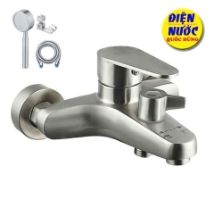 Bộ củ sen tắm nóng lạnh inox 304 loại tốt