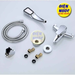 Bộ Củ Sen Tắm Nóng Lạnh Cao Cấp Hợp Kim Đồng Mạ Crom 5 Lớp