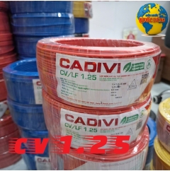 Dây cáp điện Cadivi CV1.25 – Thông số, cấu tạo, bảng giá mới