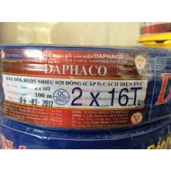 Dây đôi CV 2x16T – DAPHACO – 100m