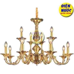 Đèn Chùm Đồng Thau NC740 - Lựa Chọn Sang Trọng Cho Không Gian Nội Thất