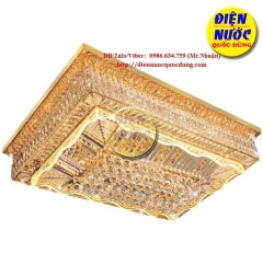 Đèn ốp trần cao cấp chữ nhật Pha Lê áp trần NC9112C