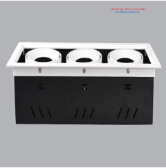 Đèn LED Downlight Âm Trần Mặt Vuông DLS-320T/DLS-320N/DLS-320V 20Wx3 MPE