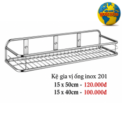 Khay kệ gia vị 1 tầng INOX KGV01