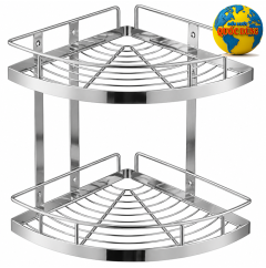 Kệ góc phòng tắm inox 304 2 tầng