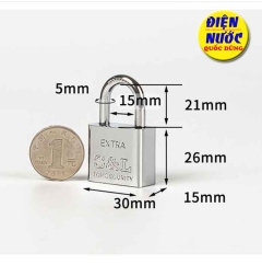 Ổ khóa cửa cỡ nhỏ 30MM