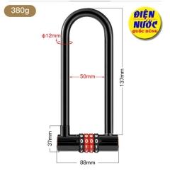 Ổ khóa số chữ U 4 số càng dài