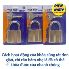 Khóa treo đồng Việt Tiệp 0152M