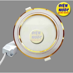 Đèn led âm trần Nanoco viền vàng 9W NSD096G110/094G110/093G110