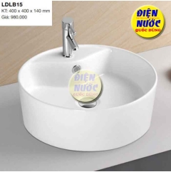 Chậu rửa mặt lavabo đặt bàn đá tròn nổi giá rẽ & REVIEW SẢN PHẨM