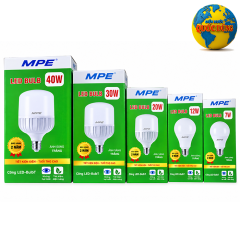 Đèn LED Bulb MPE đèn LED tiết kiệm điện