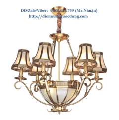 Đèn chùm nến đồng cao cấp NC20153/6