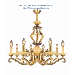 Đèn chùm nến đồng cao cấp  NC741/8