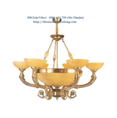 Đèn chùm nến đồng cao cấp NC751/6