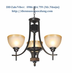  Đèn chùm xi đồng cổ điển NC8041/3