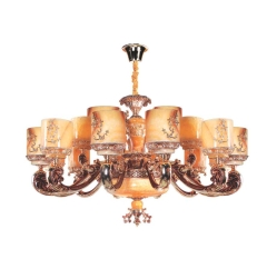 Đèn chùm nến đá tự nhiên   NC88002/12+6 LED 