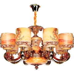  Đèn chùm nến đá tự nhiên  NC88002/8 LED  