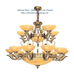 Đèn chùm nến đồng cao cấp NC88018/15