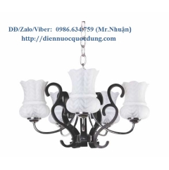  Đèn chùm xi đồng cổ điển NC9922/5