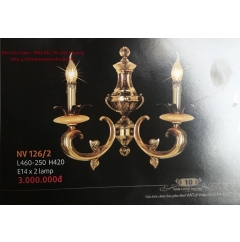 Đèn vách đồng NV126/2