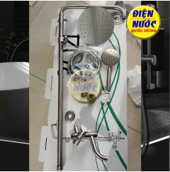 Sen cây tắm lạnh Inox 304 tròn giá rẽ loại tốt