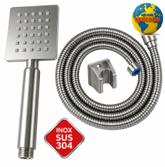 Bộ tay sen tắm Inox 304 mẫu vuông  