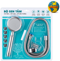 Bộ tay sen tắm tăng áp Inox 304 và các mẫu tay sen tắm khác