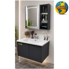 Bộ tủ lavabo kết hợp gương phòng tắm hiện đại, tiện nghi