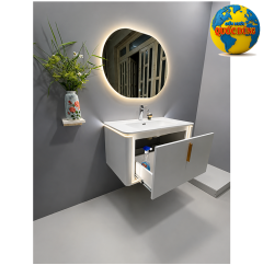 Tủ lavabo treo tường – Tủ lavabo hiện đại có đèn LED