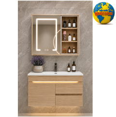 Tủ chậu lavabo nhựa có gương – Mẫu đẹp, sang trọng TPHCM