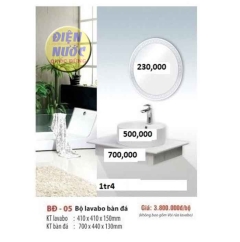 Mẫu bàn đá lavabo đẹp, chậu rửa mặt bàn đá giá rẻ