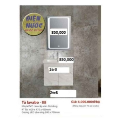Bộ tủ lavabo nhà tắm cao cấp, tủ chậu rửa mặt giá rẻ