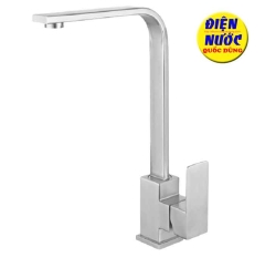 Vòi rửa chén vuông nóng lạnh inox 304